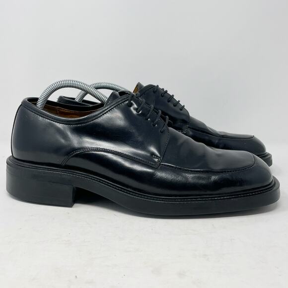 Skechers Black Leather Vintage Y2K Platform Oxfords Dress Shoes Mens 11 main image 8